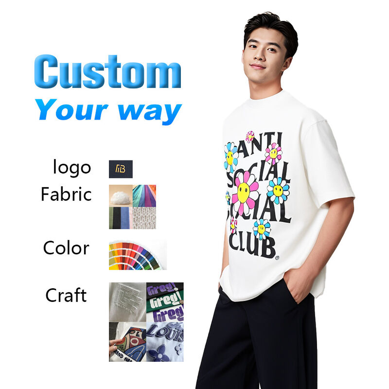 Neues Oversize Unisex Sommer Baumwolle Herren Designer Casual Grafik T-Shirt bedruckt