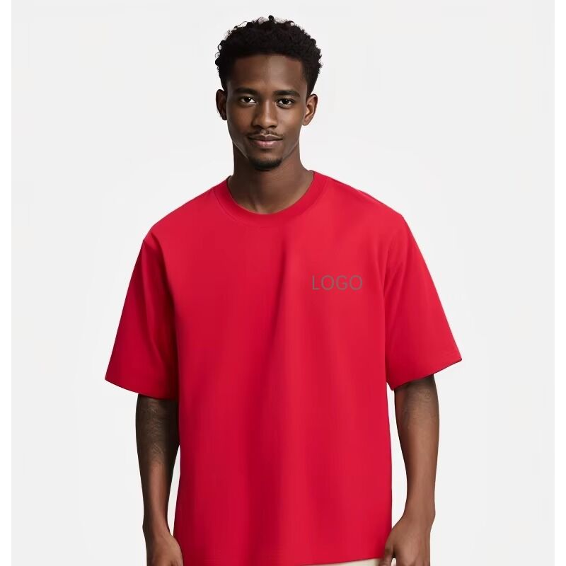 Sommer Rundhals Freizeit Mode Kurzarm Baumwoll T-Shirt Sportbekleidung Lockeres Oberteil auf Lager