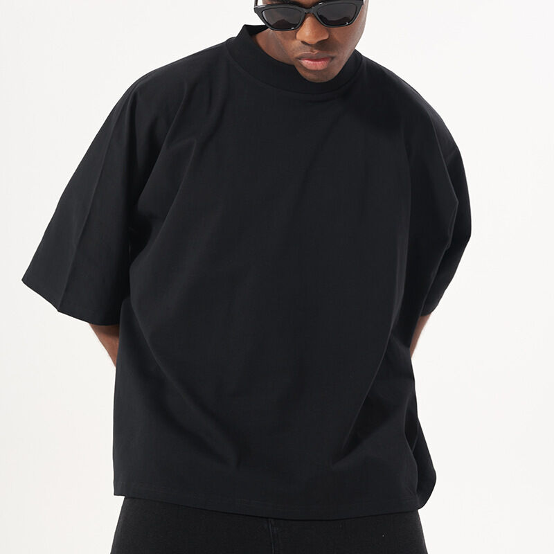 Bekleidungshersteller Custom 220 Gsm T-Shirt Schwergewichts T-Shirt nahtloser T-Shirt mit Schnitt