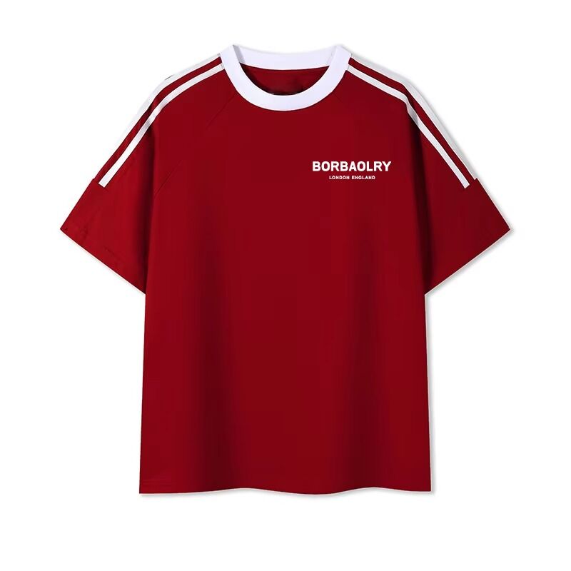 Männer O-Neck Regelmäßige gestrickte gefärbte Baumwoll-T-Shirts Komfortable Männer-Blend-Druck Süßhemd für Männer