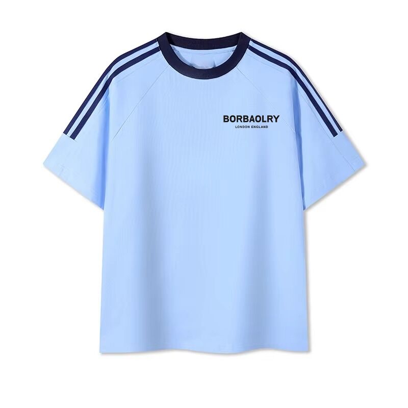 Männer O-Neck Regelmäßige gestrickte gefärbte Baumwoll-T-Shirts Komfortable Männer-Blend-Druck Süßhemd für Männer