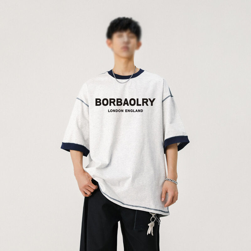 Baumwoll-Premium-T-Shirt Unisex Designer-T-Shirt Hersteller Individuelles T-Shirt Einfache T-Shirts zum Bedrucken