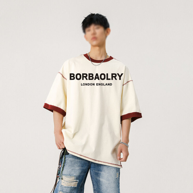 Baumwoll-Premium-T-Shirt Unisex Designer-T-Shirt Hersteller Individuelles T-Shirt Einfache T-Shirts zum Bedrucken