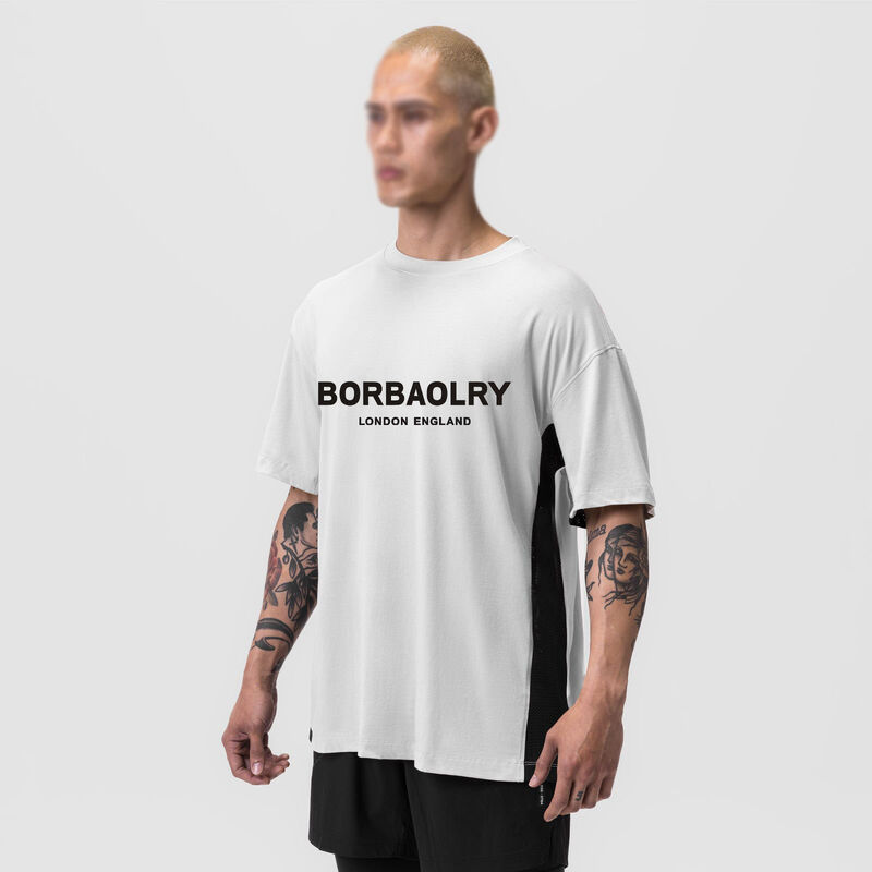 220 Gsm Baumwoll-T-Shirt Hohe Qualität Drop Shoulder Oversized T-Shirt Großhandel Individuelle T-Shirts für Herren