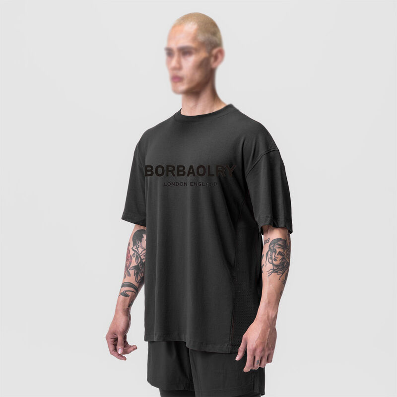 220 Gsm Baumwoll-T-Shirt Hohe Qualität Drop Shoulder Oversized T-Shirt Großhandel Individuelle T-Shirts für Herren