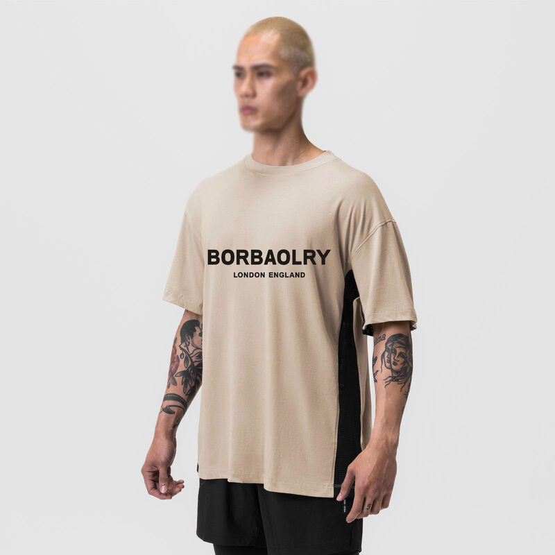 220 Gsm Baumwoll-T-Shirt Hohe Qualität Drop Shoulder Oversized T-Shirt Großhandel Individuelle T-Shirts für Herren