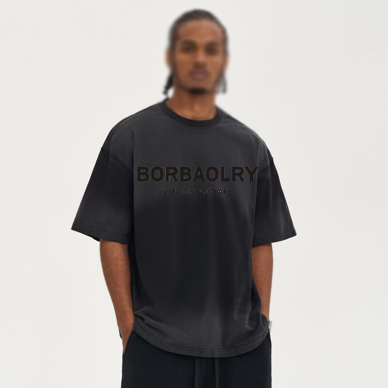 Herren-T-Shirt einer Modemarke, Designer Luxus Outdoor Baumwoll-T-Shirt, bedrucktes Rundhals-Kurzarm-Sweatshirt