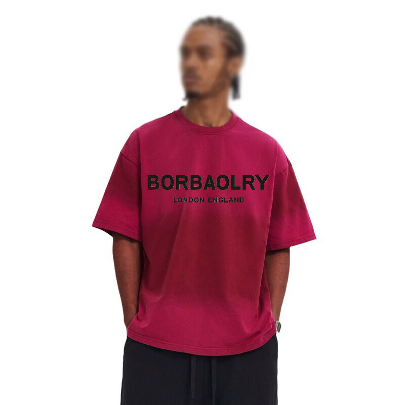 Herren-T-Shirt einer Modemarke, Designer Luxus Outdoor Baumwoll-T-Shirt, bedrucktes Rundhals-Kurzarm-Sweatshirt