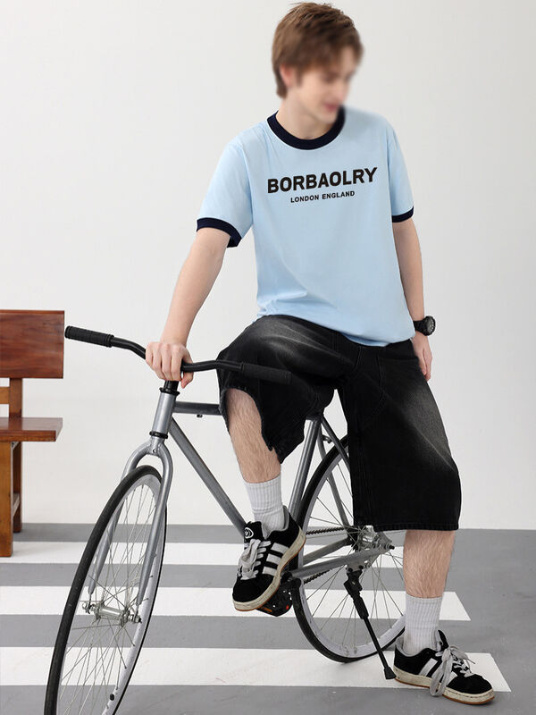 Designer T-Shirt Bekannte Marken Hochverkauf reine Baumwolle Luxus T-Shirt Männer Trend Schöne Designerkleidung