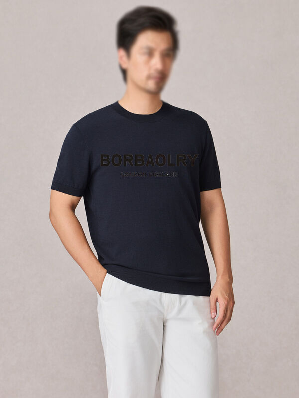 Großhandel Herren Fitness Laufen Schnelltrocknendes T-Shirt mit individuellem Druck, schlicht, unifarben, Sport, formell, gestrickter Stil