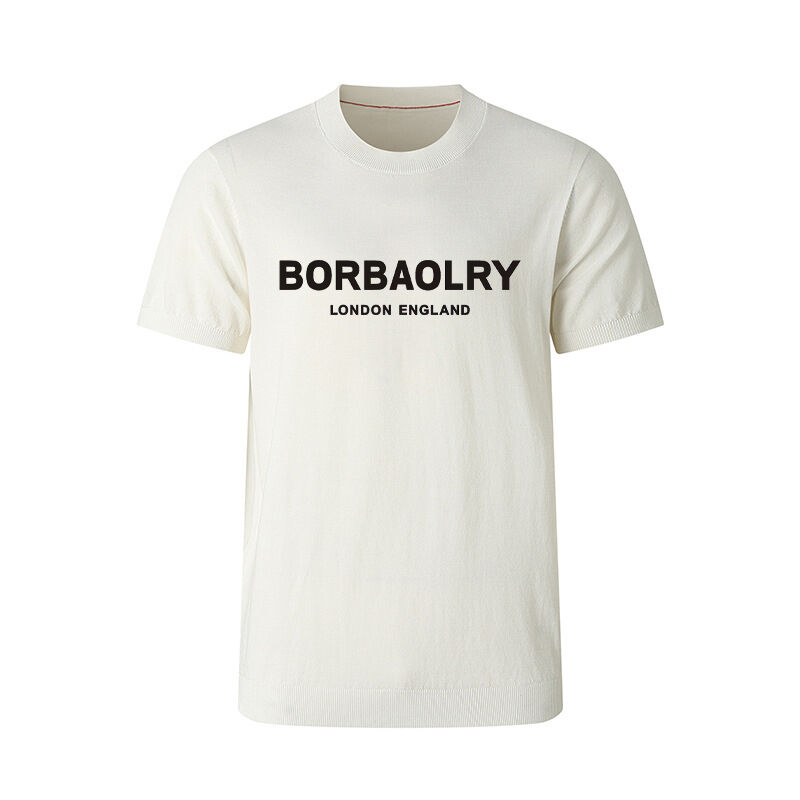 Großhandel Herren Fitness Laufen Schnelltrocknendes T-Shirt mit individuellem Druck, schlicht, unifarben, Sport, formell, gestrickter Stil