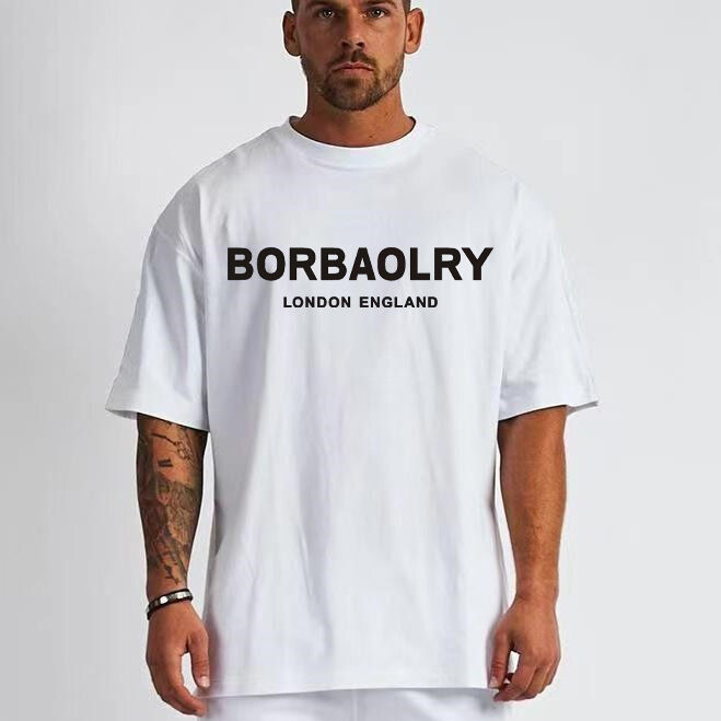 220 Gsm Baumwoll-T-Shirt Hohe Qualität Drop Shoulder Oversized T-Shirt Großhandel Individuelle T-Shirts für Herren