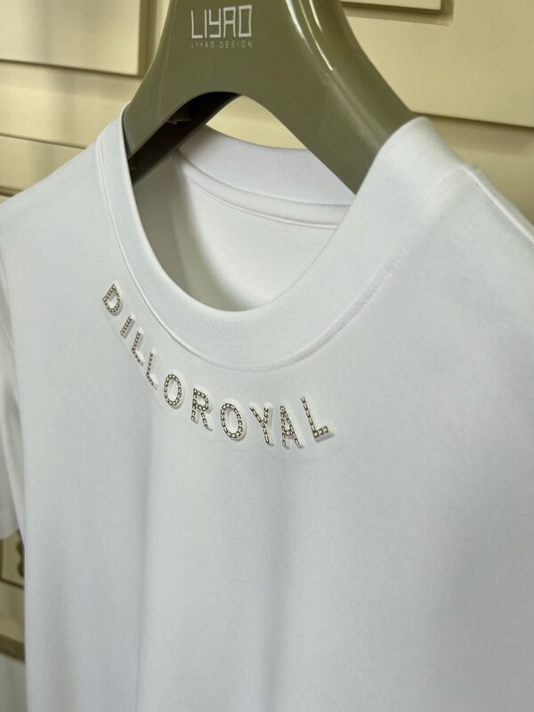 T-Shirts für Crew-Hals. Rhinestone Logo & Graphic Design Jersey T-Shirt für Männer OEM/ODM Fertigung