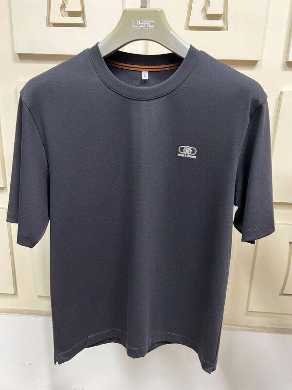 Minimalistische kurzärmelige T-Shirts für Herren, einfarbige Basic-T-Shirts für Herren