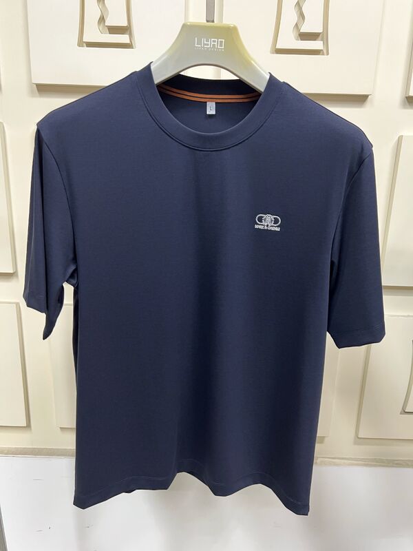 Minimalistische kurzärmelige T-Shirts für Herren, einfarbige Basic-T-Shirts für Herren