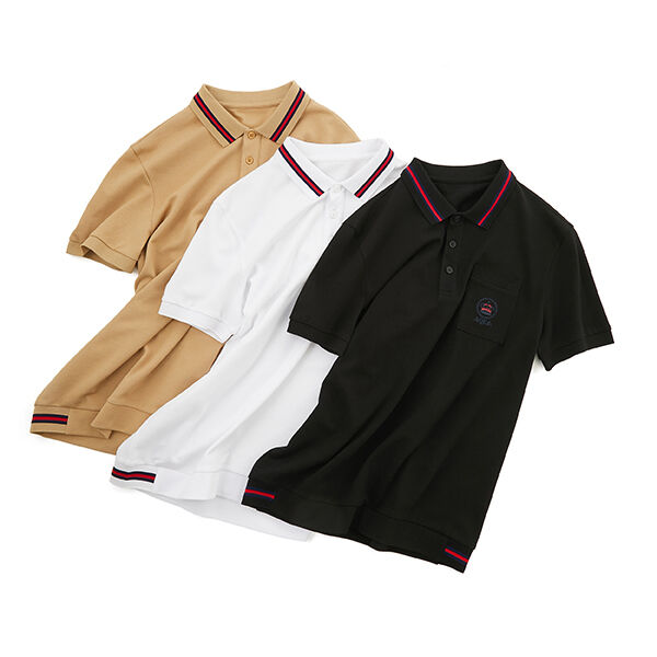 Ausgezeichnete Schneiderei Hautfreundlich Weiß Schwarz Essential Baumwolle Plain Polo Shirts Männer Mit Custom Logo Label Stickerei Casual