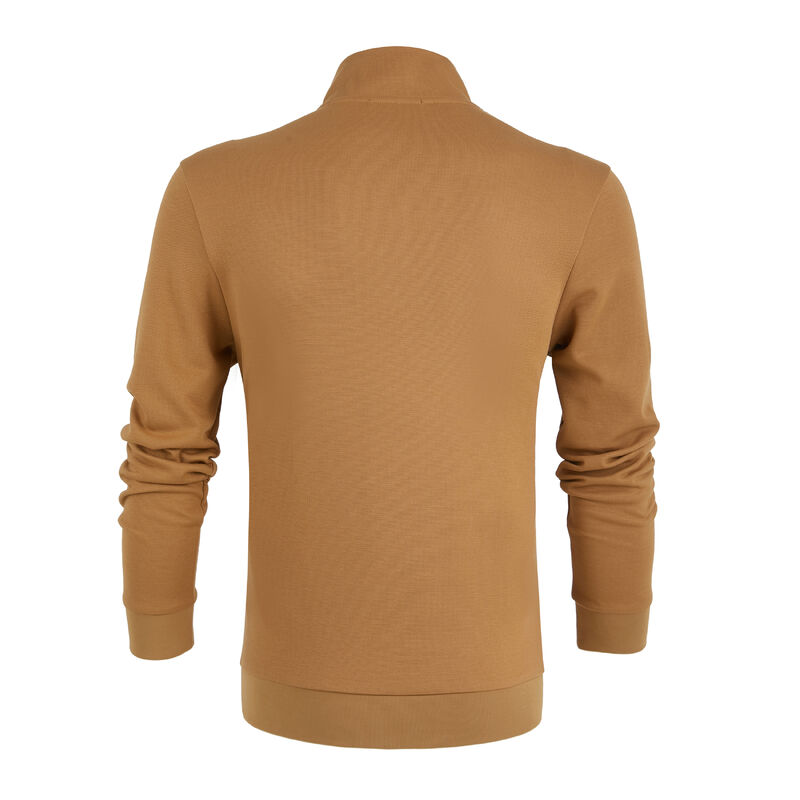 Individuelles Poloshirt, Langarm-Poloshirt, Poloshirts für Herren, Poloshirts mit individuellem Logo, Reißverschluss, Langarm, Stehkragen, Business