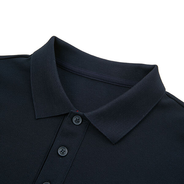 Beruf Designer Polo-Shirt Männer Langärme Anti-Falten hochwertige Polo-Shirt für die Arbeit Baumwolle Atmung Trocken Stickerei