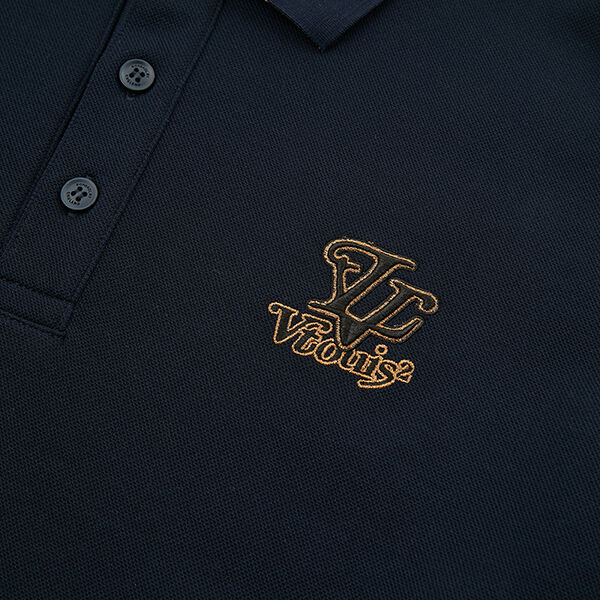 Beruf Designer Polo-Shirt Männer Langärme Anti-Falten hochwertige Polo-Shirt für die Arbeit Baumwolle Atmung Trocken Stickerei