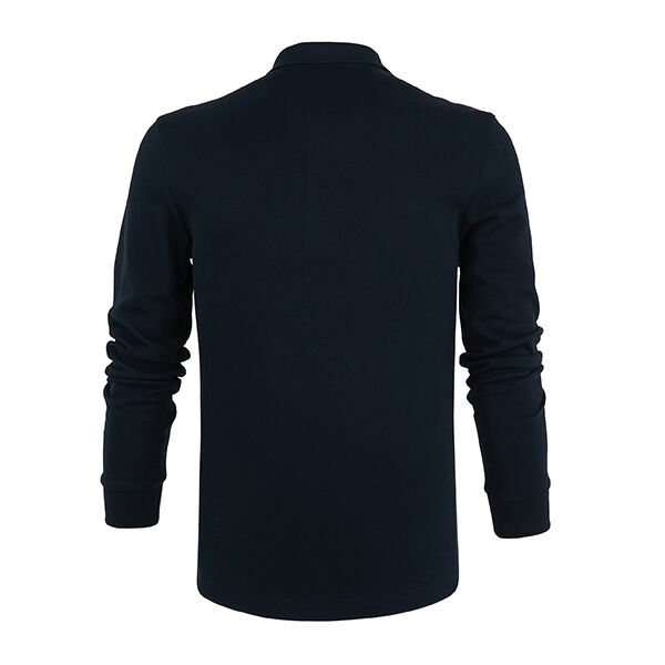 Beruf Designer Polo-Shirt Männer Langärme Anti-Falten hochwertige Polo-Shirt für die Arbeit Baumwolle Atmung Trocken Stickerei