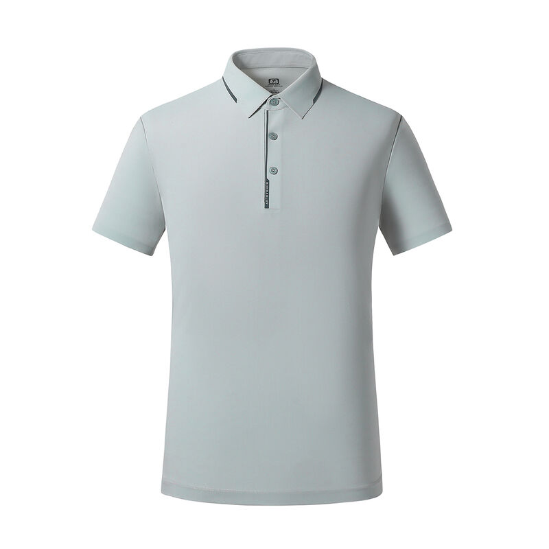 Großhandel Neue Trends Einfaches Custom Sport Golf Schnelltrocknendes Fitnessshirt Atmungsaktives Kurzarm-Oberteil Poloshirt