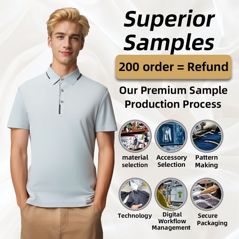 Großhandel Neue Trends Einfaches Custom Sport Golf Schnelltrocknendes Fitnessshirt Atmungsaktives Kurzarm-Oberteil Poloshirt