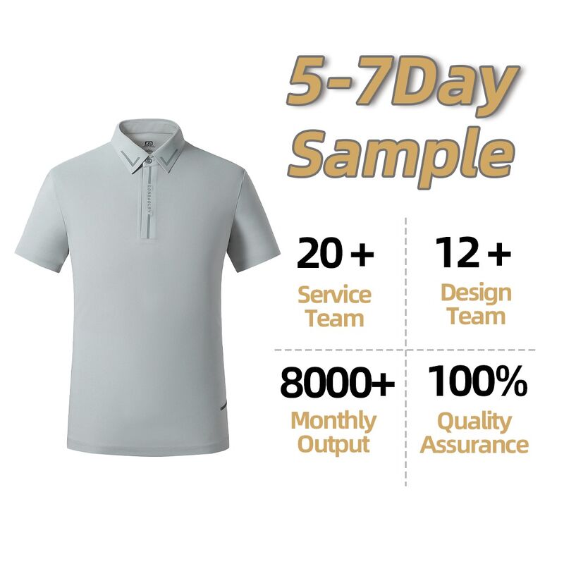 Custom Logo Design Nahtlos und schnell trocknen hochwertiges weißes schwarzes Polo-T-Shirt für Männer