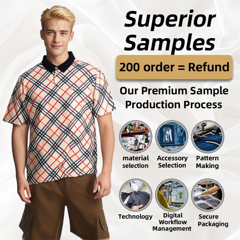 Kleidung Herren T-Shirt für Herren Baumwolle Kurzarm-T-Shirt Sommer Poloshirts für Herren