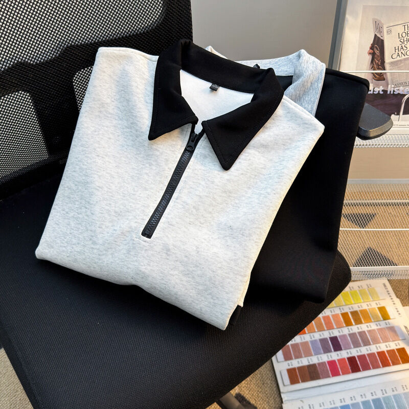 Hochwertiges Großhandels-Männerbekleidung Großflächige Reißverschlusshemden Hersteller Leere Kurzärmelhemden für Männer