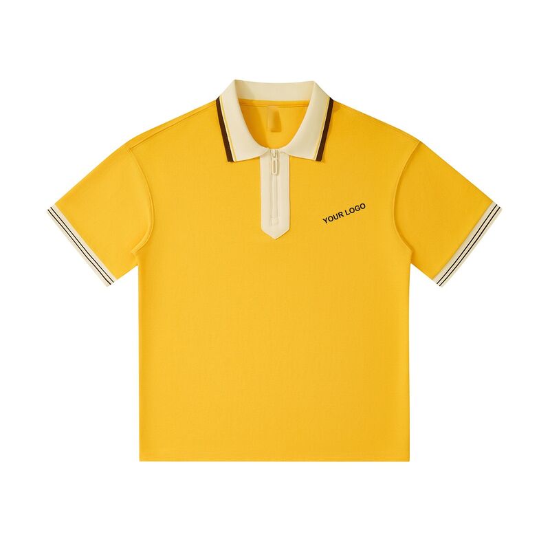 Neue Ankunft Sommer Großhandel Herren Polo Shirt Baumwolle 1/4 Zip Golf Polo T-Shirt Straßenbekleidung Übergroße Herren Polo Shirts