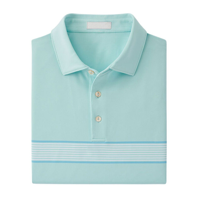 Großhandel Hochwertiges mercerisiertes Unisex-Poloshirt mit individuellem Logo, Golf-Poloshirt mit Print-Design für Herren