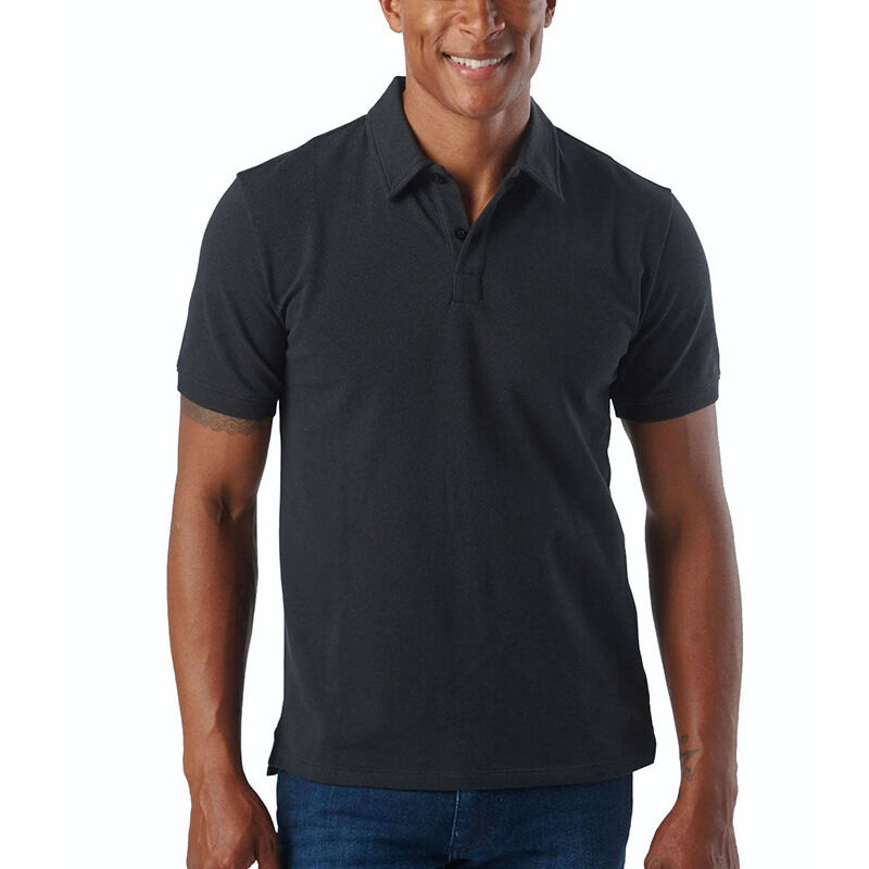 Luxuriöses hochwertiges Golf-Poloshirt, schnell trocknend, Slim Fit, einfarbig, Hersteller