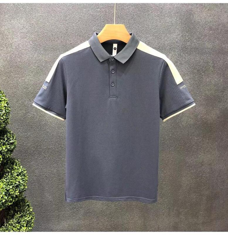 Neue Männer-Polo-Shirt-Drucke Weiße Herren-Polo-T-Shirts Stickereien Einfache kurze Ärmel Casual-Polo-Shirts