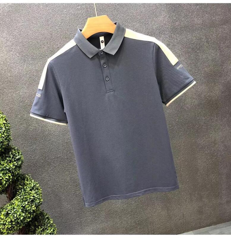 Neue Männer-Polo-Shirt-Drucke Weiße Herren-Polo-T-Shirts Stickereien Einfache kurze Ärmel Casual-Polo-Shirts